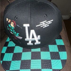 Los Angeles Dodgers Demonslayer Anime Hat